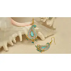 Of Glitter & Shine ☆ Embroidered Jewelry { Earrings } 8